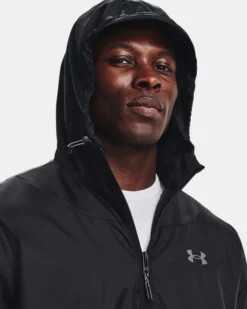 Men's UA Legacy Windbreaker Jacket -Sportswear Store V5 1373821 001 HOOD