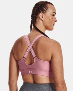Women's UA Infinity High Zip Sports Bra -Sportswear Store V5 1373860 697 BC LG