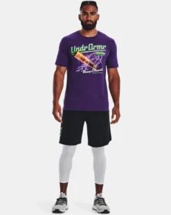 Men's UA Utility ArmourPrint ¾ Slider 8 Men's UA Utility ArmourPrint ¾ Slider -Sportswear Store V5 1373981 100 FSF