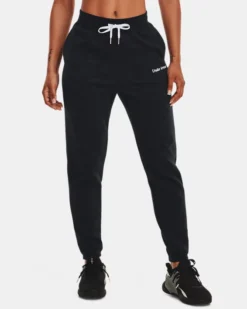 Women's UA Essential Fleece Script Pants