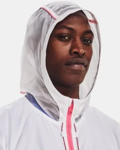 Men's UA Run Anywhere Jacket -Sportswear Store V5 1374229 100 HOOD