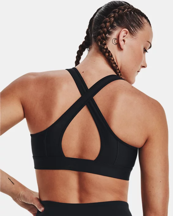 Women's Armour Mid Crossback Harness Sports Bra 6 Women's Armour Mid Crossback Harness Sports Bra - Image 6