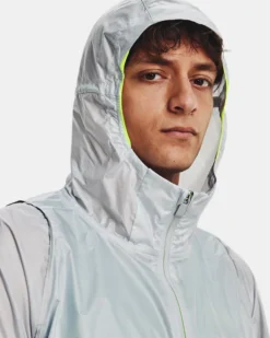 Men's UA Storm Impasse Lightweight Run Jacket 15 Men's UA Storm Impasse Lightweight Run Jacket -Sportswear Store V5 1376065 014 HOOD