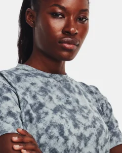 Women's UA Printed Extended Short Sleeve -Sportswear Store V5 1376745 465 COLLAR