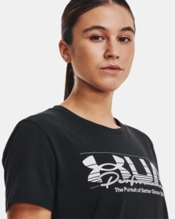 Women's UA Vintage Performance Short Sleeve -Sportswear Store V5 1376748 001 COLLAR