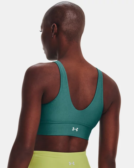 Women's UA Infinity Mid Pintuck Sports Bra 2 Women's UA Infinity Mid Pintuck Sports Bra - Image 2