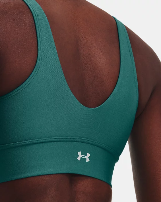 Women's UA Infinity Mid Pintuck Sports Bra 9 Women's UA Infinity Mid Pintuck Sports Bra - Image 9
