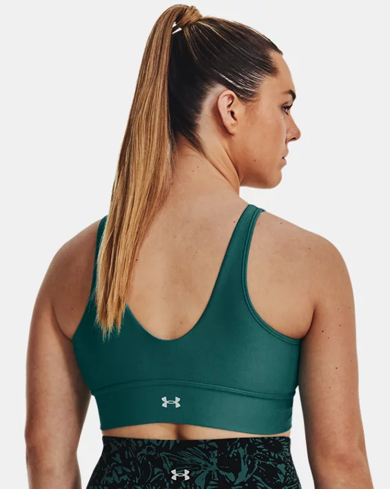 Women's UA Infinity Mid Pintuck Sports Bra 6 Women's UA Infinity Mid Pintuck Sports Bra - Image 6