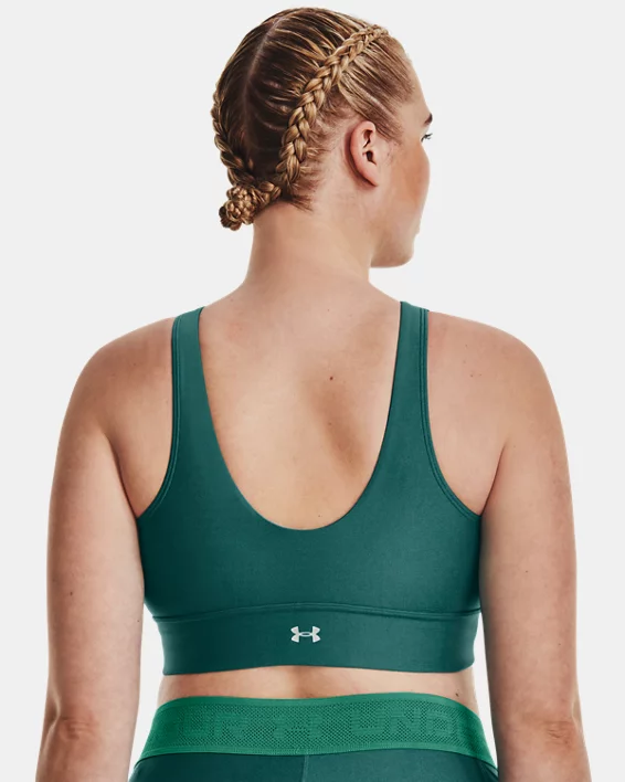 Women's UA Infinity Mid Pintuck Sports Bra 8 Women's UA Infinity Mid Pintuck Sports Bra - Image 8