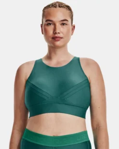 Women's UA Infinity Mid Pintuck Sports Bra 17 Women's UA Infinity Mid Pintuck Sports Bra -Sportswear Store V5 1376883 722 FC XL