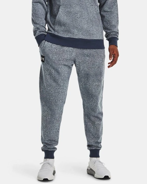 Men's UA Rival Fleece Printed Joggers 1 Men's UA Rival Fleece Printed Joggers