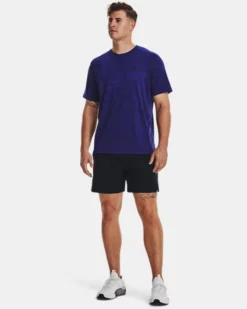 Men's UA Tech™ Vent Jacquard Short Sleeve -Sportswear Store V5 1377052 468 FSF