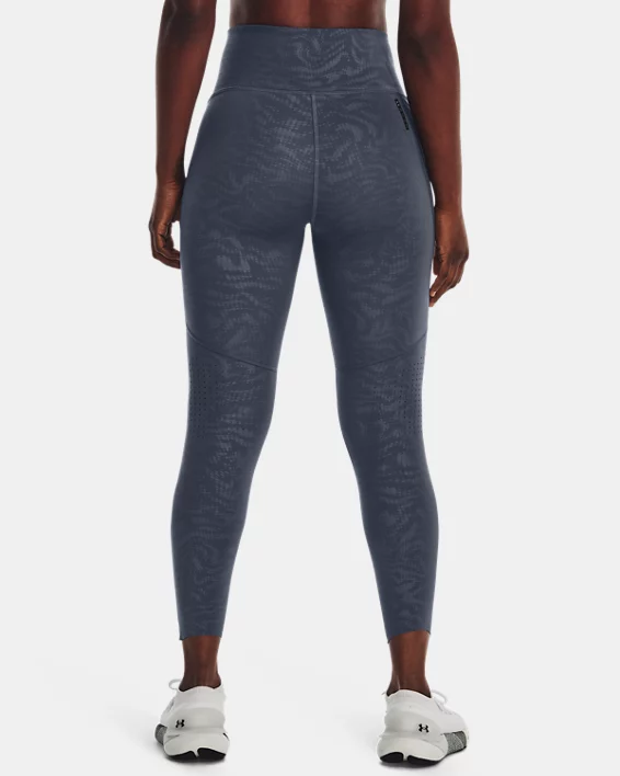 Women's UA RUSH™ Emboss Perf Leggings 2 Women's UA RUSH™ Emboss Perf Leggings - Image 2
