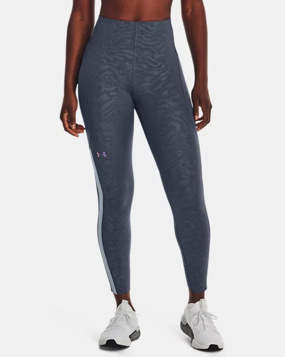 Women's UA RUSH™ Emboss Perf Leggings 1 Women's UA RUSH™ Emboss Perf Leggings
