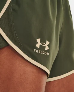 Women's UA Freedom Fly-By Shorts -Sportswear Store V5 1377083 390 SIDEDET