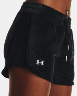 Women's UA Velour OG Shorts -Sportswear Store V5 1377149 001 SIDEDET