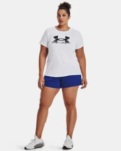 Women's UA Tech™ Script Short Sleeve -Sportswear Store V5 1377205 100 FSF