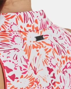 Women's UA Iso-Chill Sleeveless Polo -Sportswear Store V5 1377334 101 BCKDET