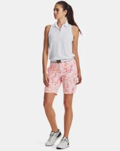 Women's UA Links Printed Shorts 9 Women's UA Links Printed Shorts -Sportswear Store V5 1377340 101 FSF