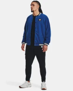 Men's Project Rock Mesh Varsity Jacket -Sportswear Store V5 1377437 471 FSF