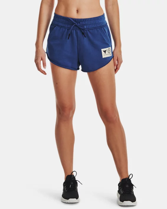 Women's Project Rock Terry Shorts 1 Women's Project Rock Terry Shorts
