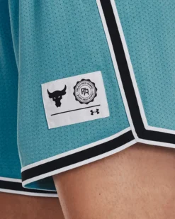 Women's Project Rock Penny Mesh Shorts -Sportswear Store V5 1377460 433 SIDEDET