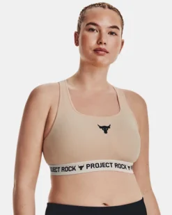 Women's Project Rock Crossback Training Ground Sports Bra -Sportswear Store V5 1377462 832 FC XL