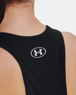 Women's UA Softball Wordmark Bar Tank 9 Women's UA Softball Wordmark Bar Tank -Sportswear Store V5 1377685 001 BCKDET