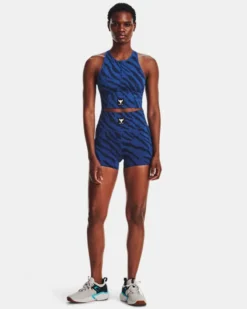 Women's Project Rock Meridian Zip Training Ground Printed Tank -Sportswear Store V5 1377951 471 FSF