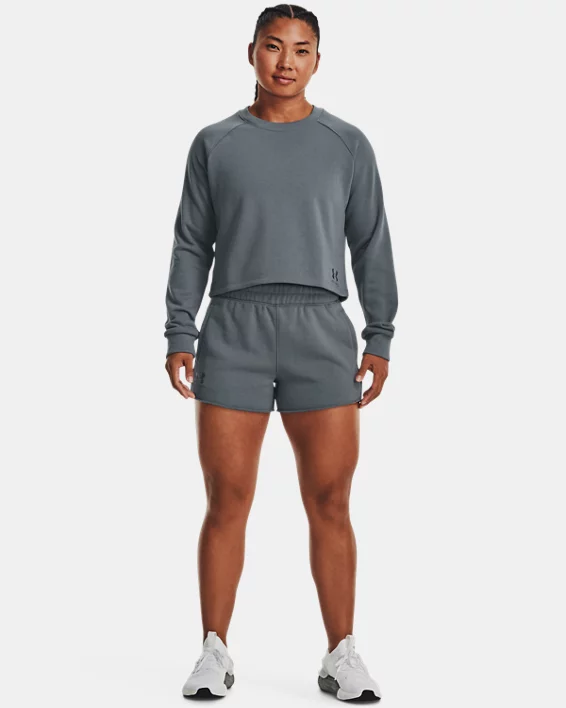 Women's UA Terry Crop Long Sleeve 3 Women's UA Terry Crop Long Sleeve - Image 3