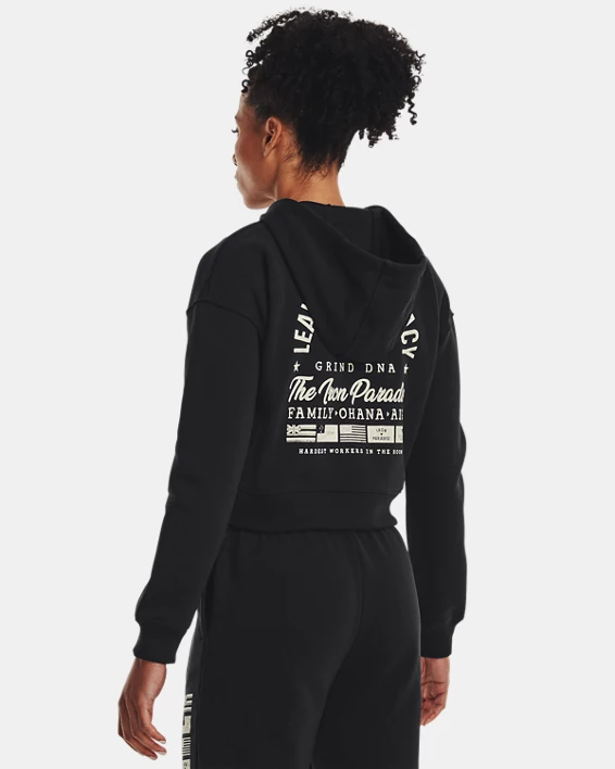 Women's Project Rock Heavyweight Terry Family Full-Zip 2 Women's Project Rock Heavyweight Terry Family Full-Zip - Image 2