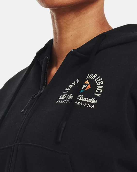 Women's Project Rock Heavyweight Terry Family Full-Zip 4 Women's Project Rock Heavyweight Terry Family Full-Zip - Image 4