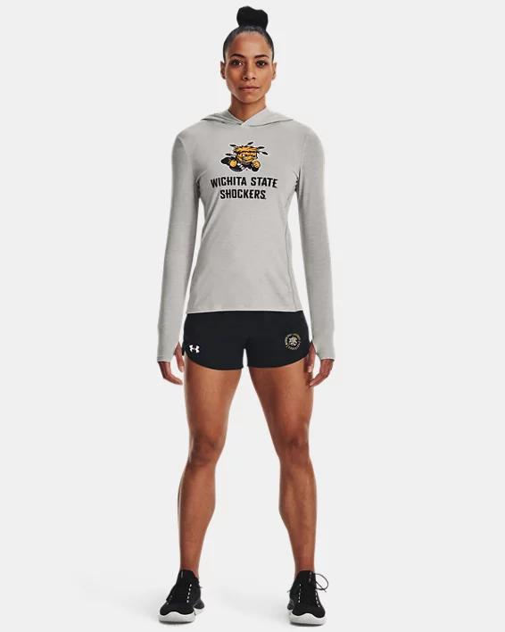 Women's UA Fly-By Collegiate Shorts 3 Women's UA Fly-By Collegiate Shorts - Image 3